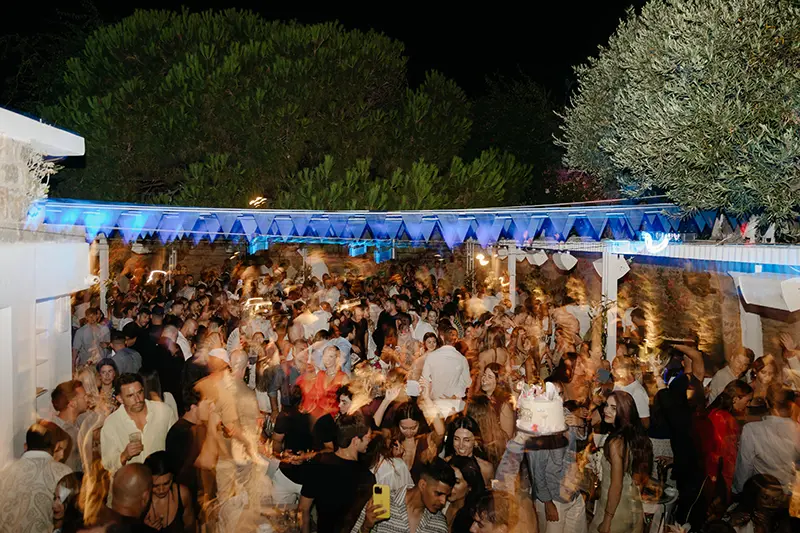 Special event night at Interni garden